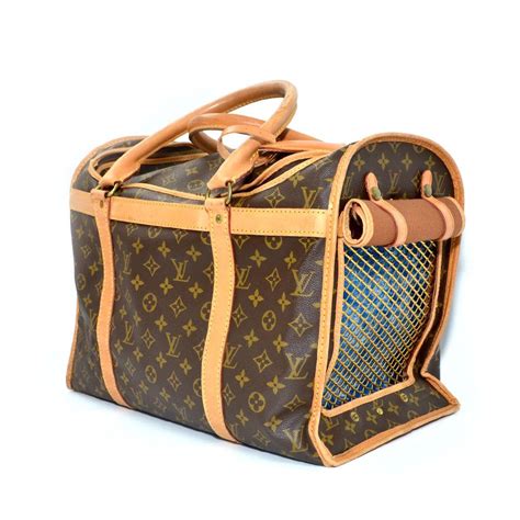 louis vuitton pet collar replica|faux Louis Vuitton dog carriers.